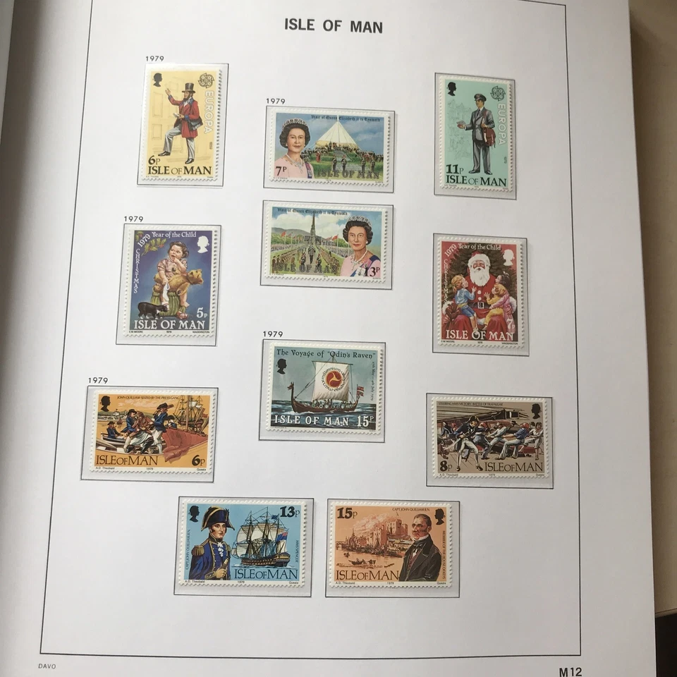 Isle of Man MINT MNH Stamps 1979 SEE PHOTO PAGE M12 5 Sets - Image 1 of 3