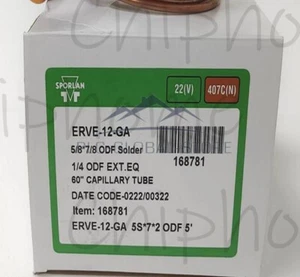 1 Stück NEU SPORLAN ERVE-12-GA Erweiterungsventil - Bild 1 von 1