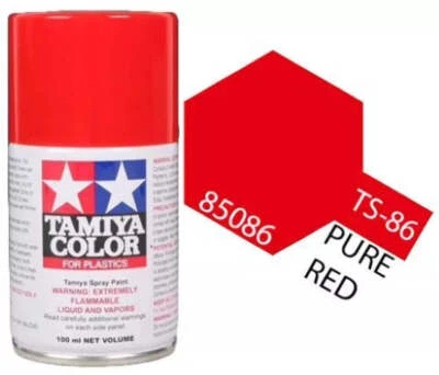 TS-86 Brilliant Red -Lacquer Spray Paint, 100ml - Image 1 of 2