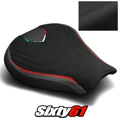 MV Agusta F3 675 800 Seat Cover 2012-2017 2018 2019 2020 Black Luimoto Suede - Image 1 of 3