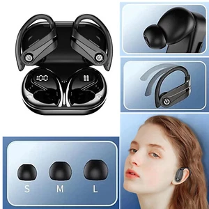 Bluetooth Headphones Wireless Earbuds Charging Case Digital Display IPX7 - Picture 1 of 9