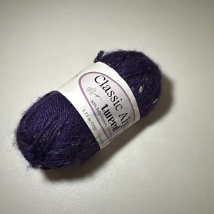 The Alpaca Yarn Co Classic Alpaca Tweed SOFT (Royal Purple 2295) 110 Yds - Picture 1 of 3