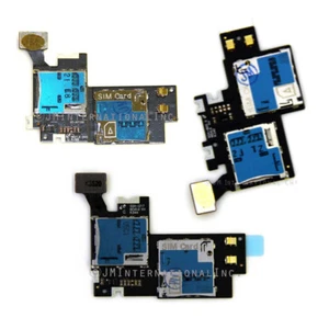 Samsung Galaxy Note 2 Sim Card Tray Sim Tray Holder SD Memory Holder Flex Cable - Picture 1 of 3