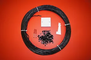 20m 2 PAIR BLACK External Telephone Cable Extension Kit 100% COPPER more on ebay - Picture 1 of 2