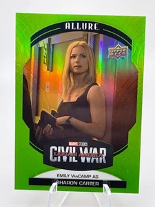 Marvel Allure 2022 - cuarzo verde /99 - # 45 Emily VanCamp como Sharon Carter - Imagen 1 de 2
