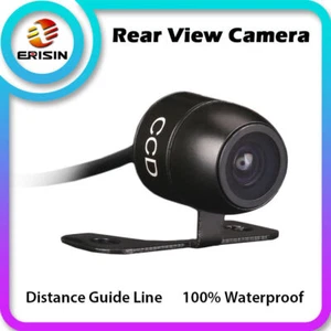 170° Mini HD CCD Car Reverse Back Rear View Camera Guide Line 100% Waterproof - Picture 1 of 3