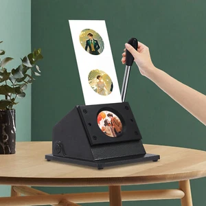 Badge Special Card Cutting Machine Round Paper Punch Die Button Cutter 69.5mm - Picture 1 of 15