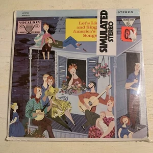 Let’s Listen And Sing To America’s Folk Songs LP Vocalion Kids Children’s SEALED - Picture 1 of 2