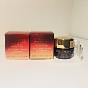 Estee Lauder Nutritious Vitality8 Night Radiant Overnight Creme/Mask 5ml NIB - Picture 1 of 3