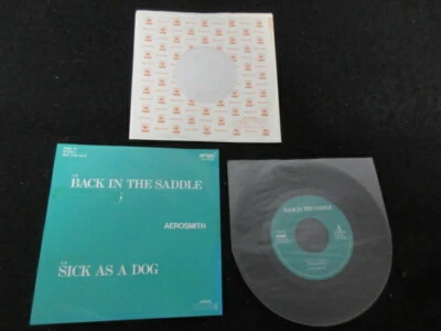 Aerosmith Back in Saddle Japan Promo 7 inch Single Vinyl Yusen Broadcast YDSS 41 - Image 1 of 4