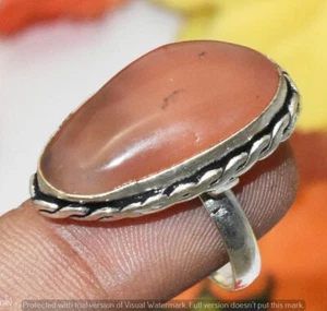 Carnelian Gemstone Ring 925 Sterling Silver Plated Us Size 6.5" U333-D107 - Picture 1 of 1