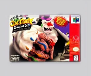 CLAY FIGHTER ESCULPTORS CUT N64 - IMÁN NEVERA 2"x3" (caja retro juego nintendo 64 - Imagen 1 de 3