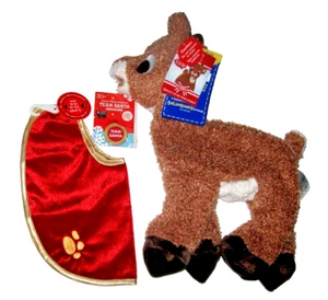 Build a Bear Rudolph the Red Nosed Reindeer 2010 SIN RELLENO Lite Up Nose Talks - Imagen 1 de 9