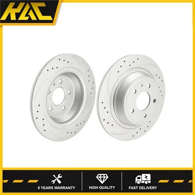 Rear Brake Rotors 302mm For Ford Fusion 2013 2014 2015 2016-2019 Lincoln MKZ - Image 1 of 4