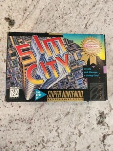 SIMCITY SNES CIB Great Condition - Picture 1 of 4