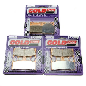 Pastillas de freno delanteras y traseras Goldfren S33 para Suzuki GSX 1300 R Hayabusa 1999-2007 - Imagen 1 de 1
