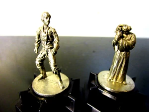 Star Wars Horn Abbot 1997 1,75" Metall Medaille Luke Leia Lot - Bild 1 von 2