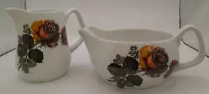Barker Bros Ltd Royal Tudor Ware 'Dusky Rose' Jugs x2 C16 G244 - Picture 1 of 15