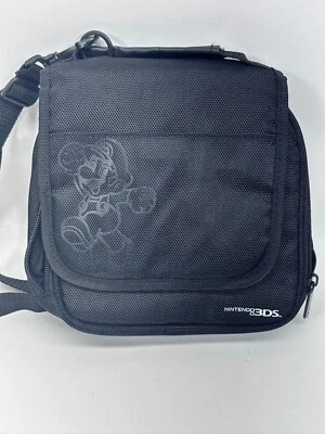 Nintendo 3DS Negro Bandolera Universal Estuche Transportador Juego Super Mario Foto 1 de 4