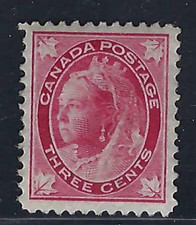 CANADA - SCOTT 69 - VFNH - QUEEN VICTORIA "MAPLE LEAF" ISSUE - 1897