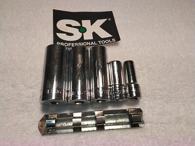 S-K  5PC  3/8" DRIVE DEEP SOCKET SET SAE  - Image 1 of 4