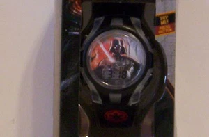 Star Wars Rebels Darth Vader Flashing Flash Face Watch Black/Clear in Gift Box - Picture 1 of 1
