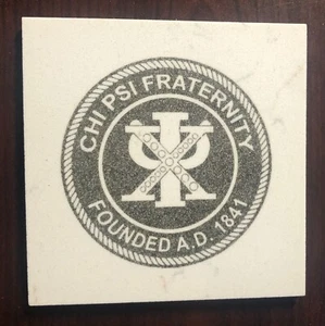 CHI PSI Marble Coaster - Picture 1 of 1