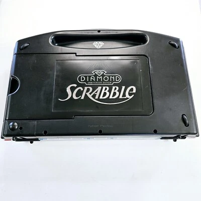 Scrabble Diamond Anniversary Edition Word Spelling Game Rotating Turntable  - Image 1 of 4