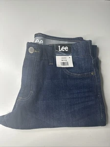 Lee Jeans Mens 30x32 Straight Taper Motion Flex Waistband Stretch - Picture 1 of 13