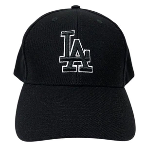 Los Angeles Dodgers Black Hat Cap Snap Back MLB Baseball Exclusive Stadium Merch - Picture 1 of 6