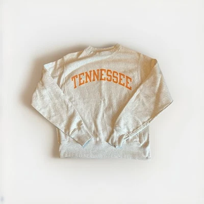 田纳西志愿者毛衣成人小号灰色冠军反向编织足球 — 第 1/4 张图片