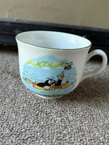 Thun Porzellan kleiner Maulwurf Tasse Tschechisch Zdenek Miler Krtek Cartoon animiert - Bild 1 von 6