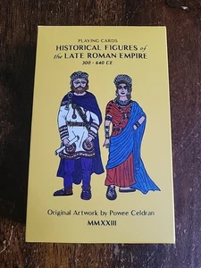 Historical Figures of Late Roman Empire Playing Cards Powee Celdran NEW UNUSED - Picture 1 of 7