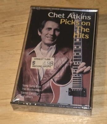 SEALED BRAND NEW Chet Atkins Picks on the Hits Cassette Tape BMG/RCA CAK-2712 - Image 1 of 3