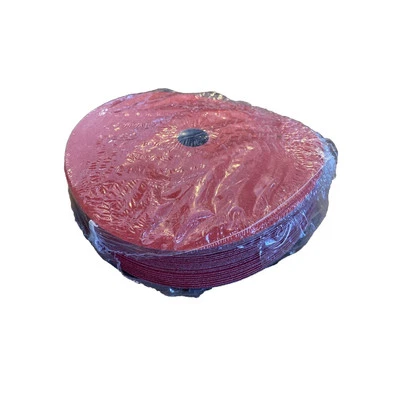 Norton Red Heat Fiber Discs F981S 7x7/8 80 Grit 23 Count 77696010011 - Image 1 of 4