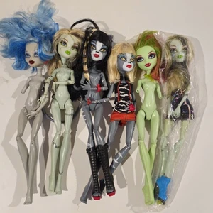 Monster High Doll Bundle X6 Most Naked And Missing Some Parts 1 New In Bag - Picture 1 of 22