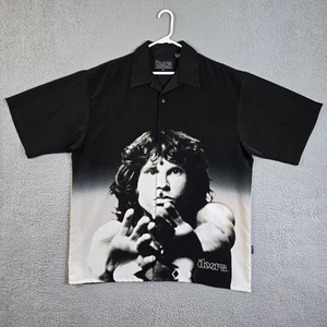 Camisa The Doors Hombre XXL Negra Libélula Jim Morrison Abotonada S/S De Colección Y2K 2002 - Imagen 1 de 11