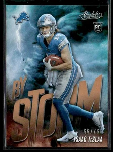 2025 Panini Absolute #5 Isaac TeSlaa By Storm Spectrum Orange #/75 - Picture 1 of 2