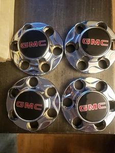 *** Set 4 GMC SIerra Savana 1500 Wheel Center Caps Yukon Hubcaps 6 Lug 1999 2019 - Picture 1 of 1