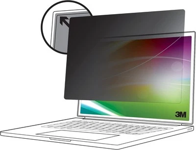 3M Bright Screen Privacy Filter for 13.3in Full Laptop, 16:9, Clear  - Image 1 of 2