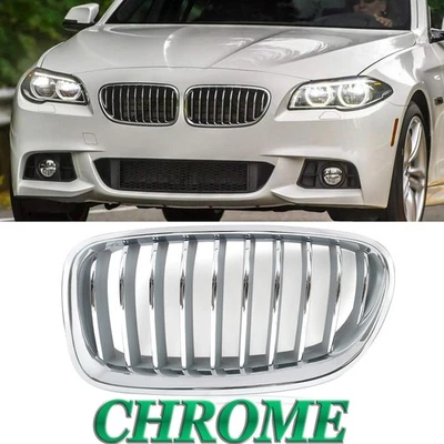 For BMW 5 Series F10 2011-2016 Factory Style LH Front Bumper Kindey Grille Grill - Image 1 of 4