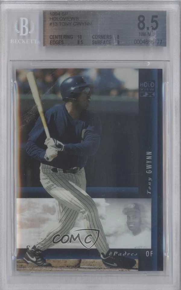 1994 Upper Deck SP Holoview FX Tony Gwynn #13 BGS 8.5 HOF - Image 1 of 2