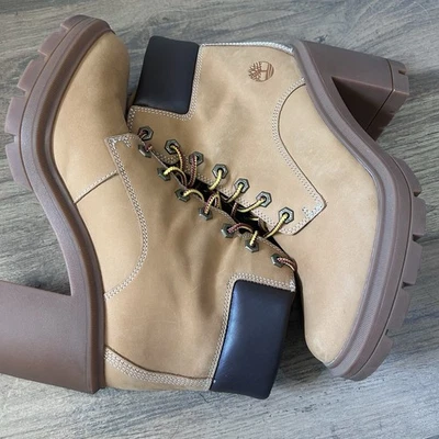 Timberland Women's Allington 6" Lace-Up Boot Wheat Nubuck  US Size 9 - Image 1 of 4