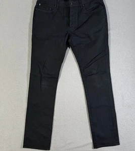 Pantalone uomo John Varvatos 31x31 regular fit 5 tasche jeans nero elasticizzato - Foto 1 di 8