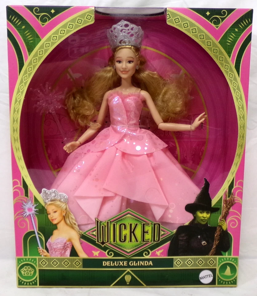 Mattel Universal Wicked Deluxe Glinda Fashion Doll & Accessories Crown & Scepter