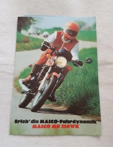 MAICO MD 250 WK Motorcycle Sales Brochure c1978 GERMAN TEXT - Picture 1 of 4