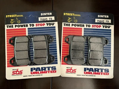 Pastillas de freno sinterizadas SBS (juego delantero)-706HS - Aprilia, Ducati, Benelli Foto 1 de 3