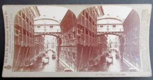 Puente de los Suspiros, Venecia Italia Stereoview más imágenes abajo anuncio - Imagen 1 de 1