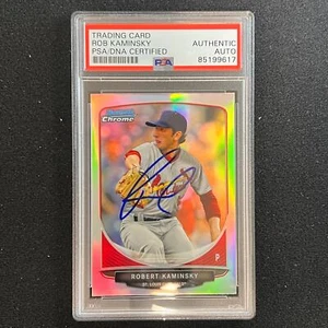 2013 Bowman #BDPP57 Rob Kaminsky Signed Card PSA Slabbed AUTO Cardinals - Picture 1 of 2