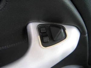 D Chrom Rahmen für Spiegelschalter / BMW E46 - Edelstahl poliert 1 Teil - Picture 1 of 3